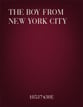 The Boy From New York City SSAA choral sheet music cover